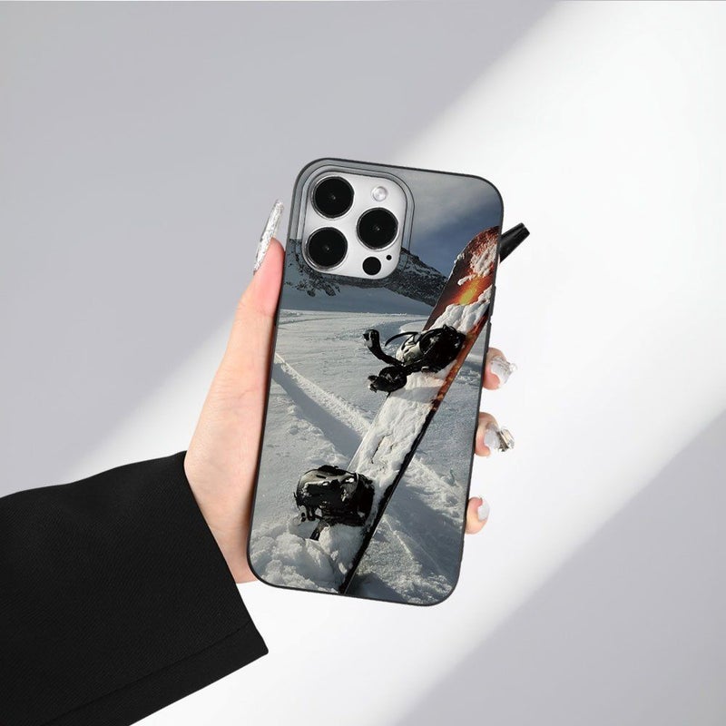 هاتف ملون 1 من مزيج الألوان لجهاز iPhone 14، غطاء حماية مقاوم للخدوش وعصري وبسيط - Image 4