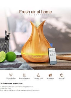 ماركة غير محددة موزع للروائح من DOMA سعه 400 مل بالموجات فوق الصوتية ومرطب للهواء مع 7 الوان LED وتحكم بالريموت كنترول وخاصية الاغلاق التلقائي  - Image 4
