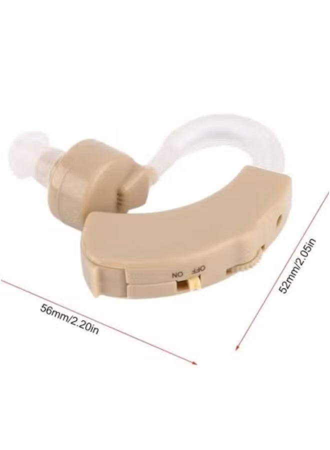 JAJEEK Hearing Aid Machine – Cyber Sonic Sound Amplifier for Adults and Seniors – Lightweight Behind-the-Ear Device with Adjustable Volume – Comfortable, Discreet Hearing Support for Left or Right Ear – Clear Sound Enhancement for Daily Use - Image 1