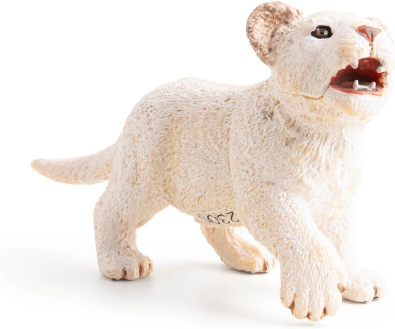 Papo تمثال جرو الأسد الأبيض من بابو - Image 5