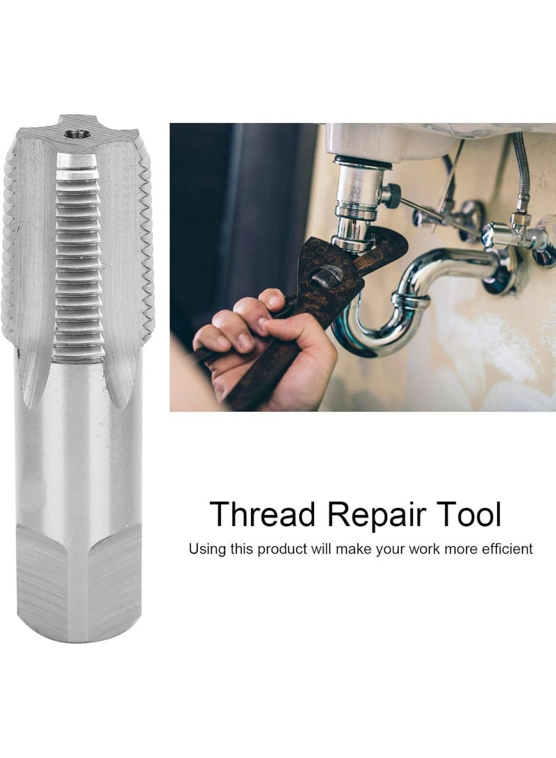 GGOOT Thread PT Pipe Tap Set, HSS ZG 1/2‑14 Hardware Repair Manual Tools, Screwdriver Repair Tool for Assorted Plumbers Mechanics DIY Cutting Tools - Image 2