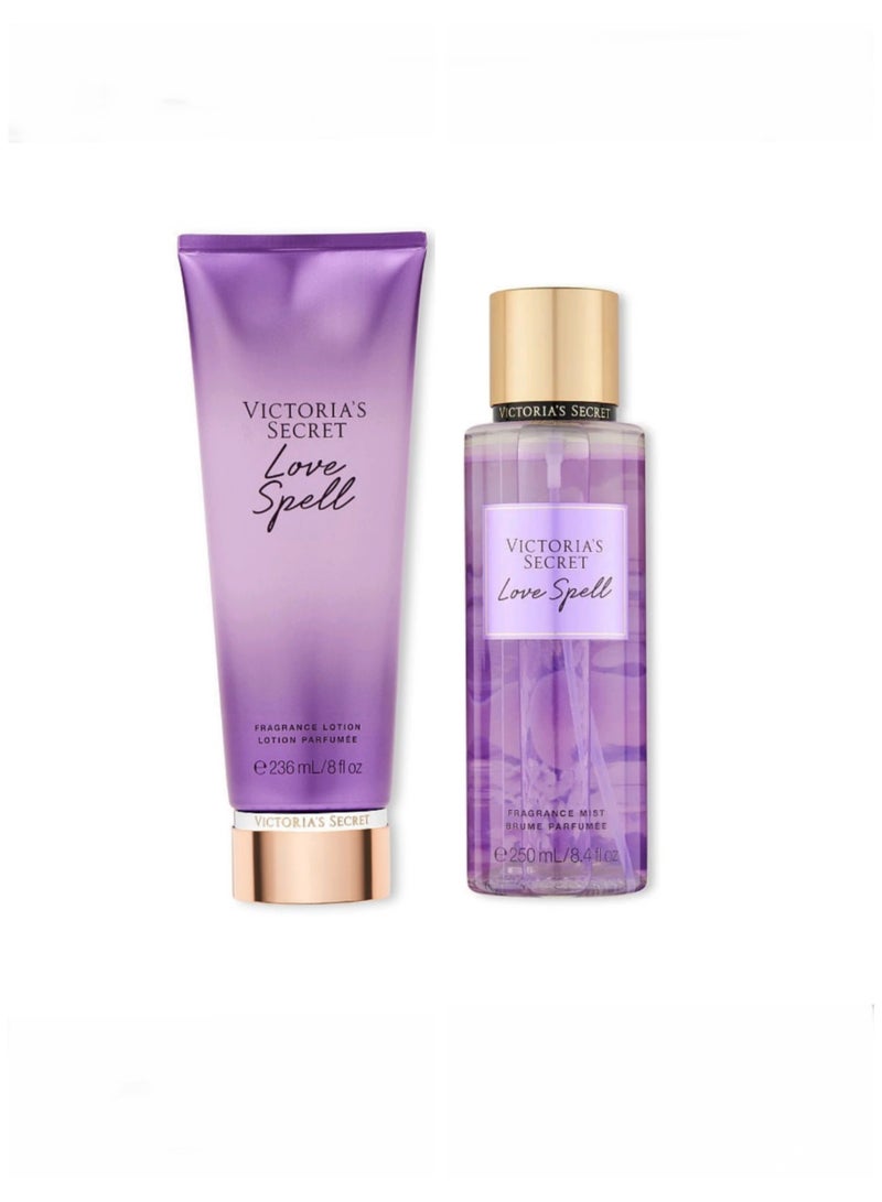 Love spell Body Mist & Body Lotion From Victoria's Secret