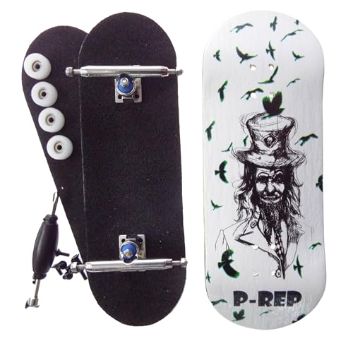 PREP V2 Performance Complete Wooden Fingerboard 34mm Unlucky - Image 5