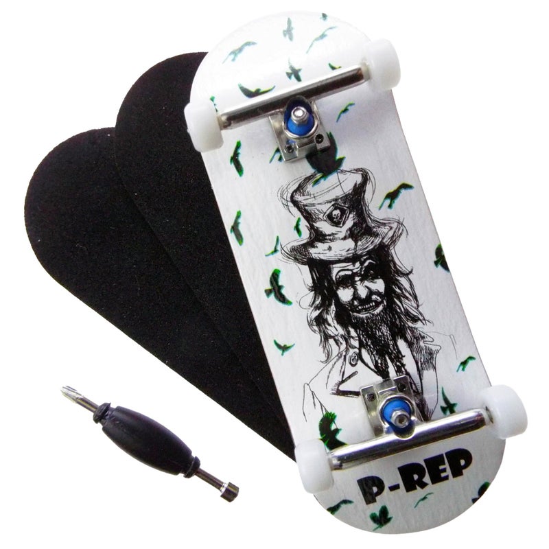 PREP V2 Performance Complete Wooden Fingerboard 34mm Unlucky - Image 2
