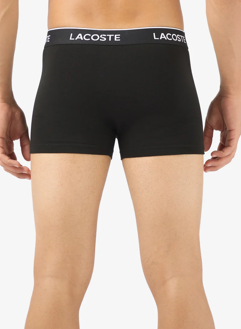 لاكوست ثلاث عبوات سراويل داخلية مطبوعة قابلة للتمدد