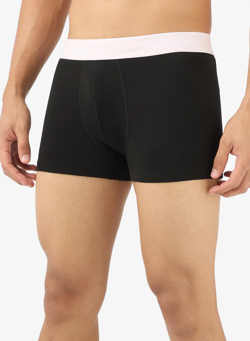 لاكوست ثلاث عبوات سراويل داخلية مطبوعة قابلة للتمدد