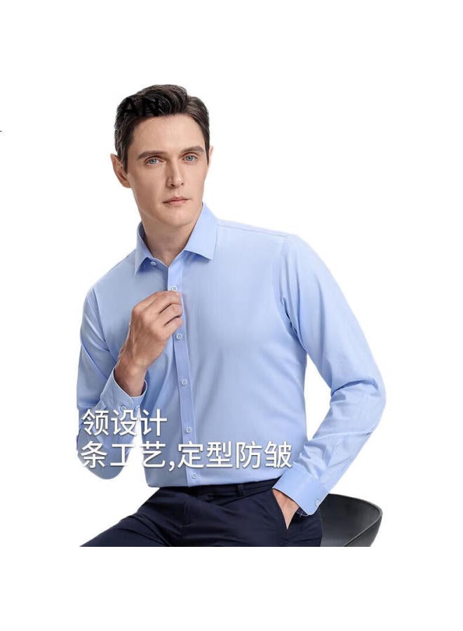 Shanshan [Tencel Modal 40S] Long-Sleeve Shirt, Four-Season Wrinkle-Resistant, Men'S Turn-Down Collar Shirt, Professional Formal Wear - Image 2