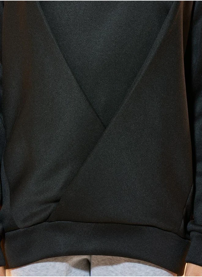 Take Two Regular Fit Raglan Sleeves Sweatshirt
