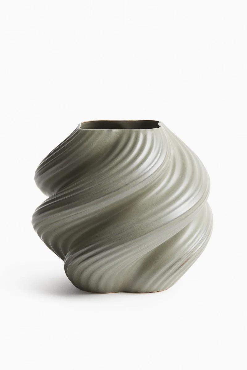 H&M Stoneware vase