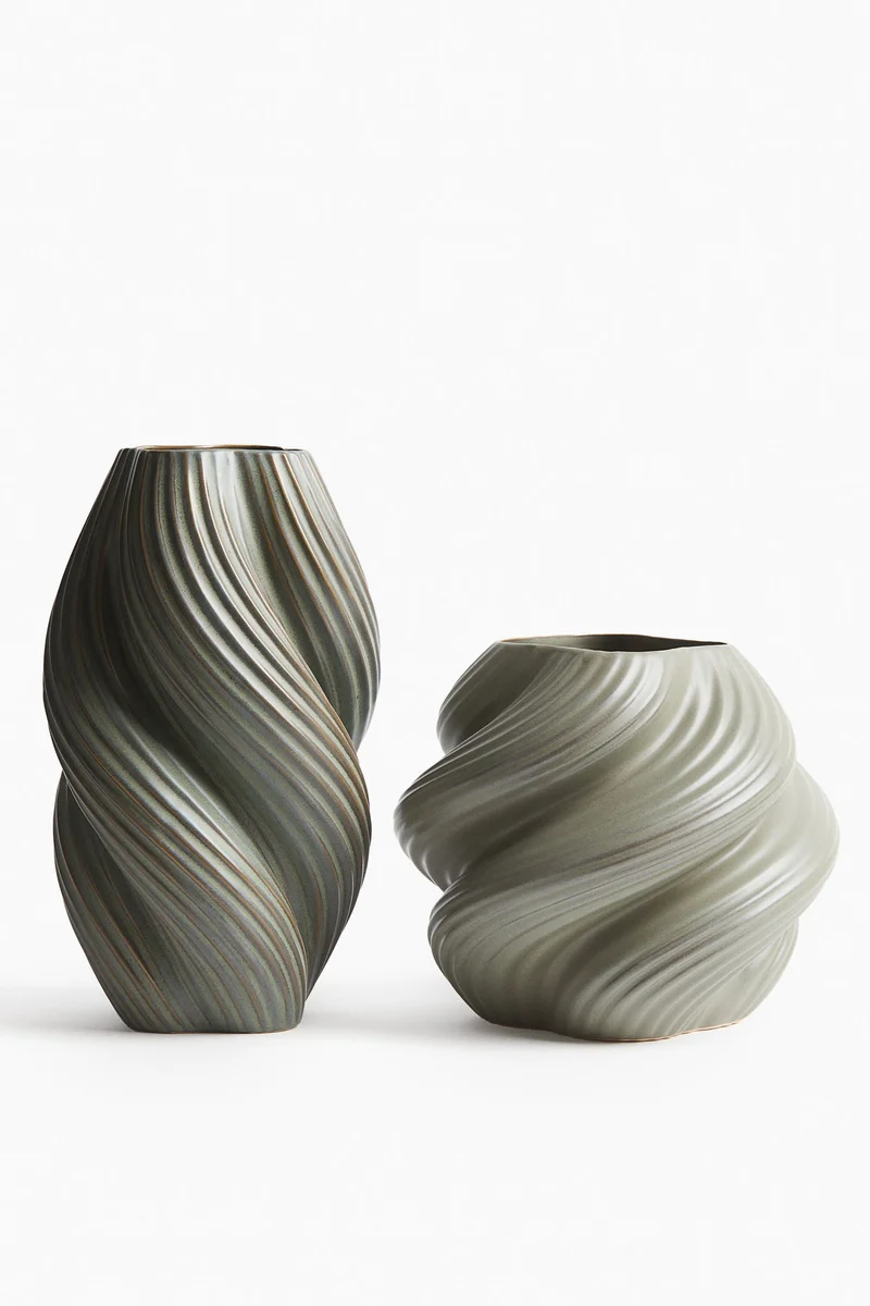 H&M Stoneware vase