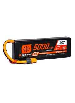 SPEKTRUM 7.4V 5000Mah 2S 50C Smart Lipo G2 Hard Case: Ic3 Spmx52S50H3  - Image 1