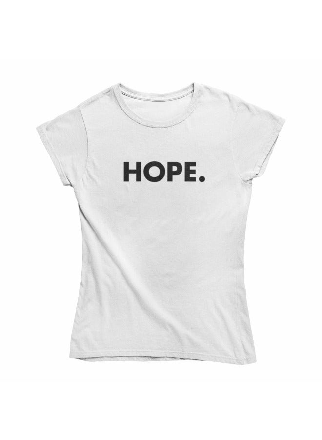 Primina Women's printed T-Shirt -Hope, round neck, 100% cotton, regular fit - Image 1