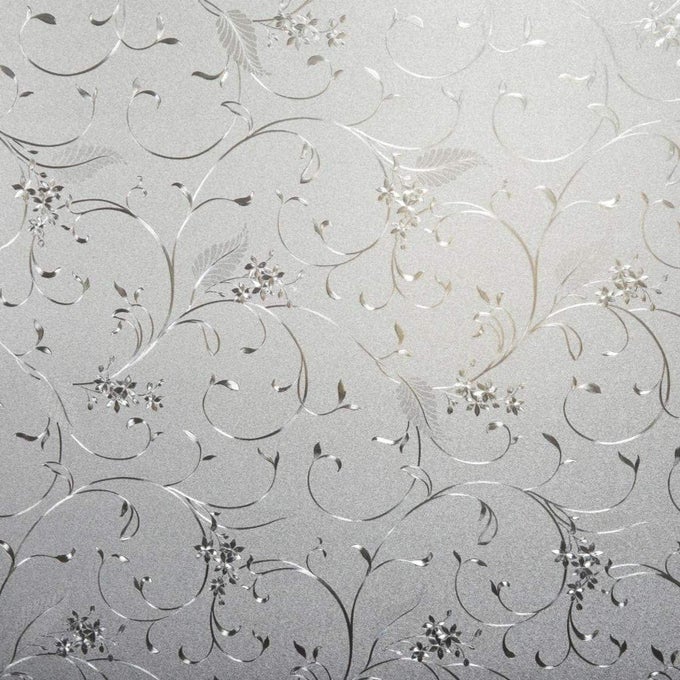 PRIVACY WINDOW FILM FROSTED WINDOW GLASS FILM NO GLUE DOOR WINDOW COVERING FOR OFFICE AND HOME DECORATION 236 INCHES BY 118INCHES