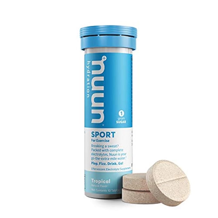 Nuun Active: Tropical Fruit Electrolyte Enhanced Drink Tabs (3 Tubes of 10 Tabs) - Image 2
