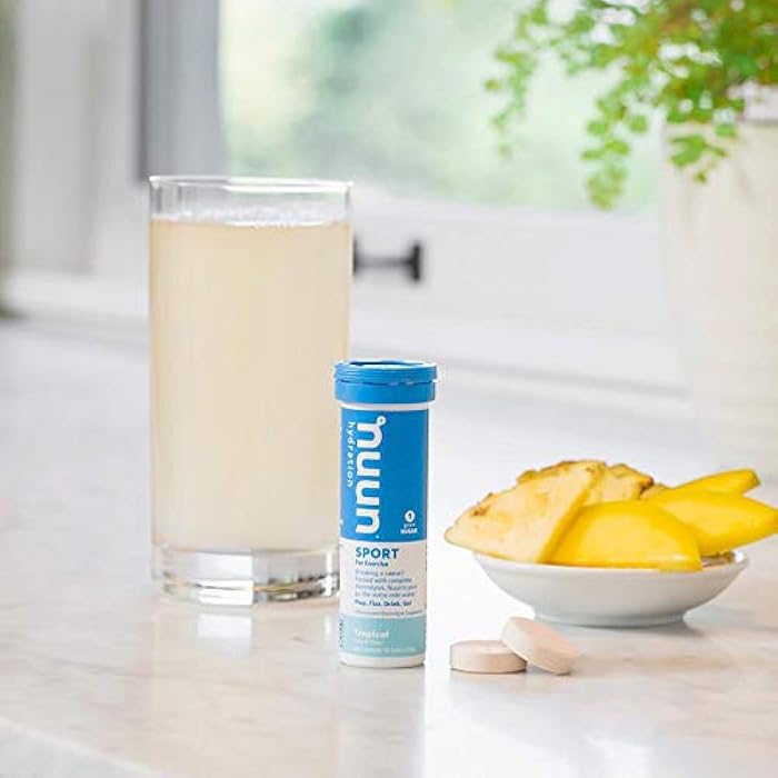 Nuun Active: Tropical Fruit Electrolyte Enhanced Drink Tabs (3 Tubes of 10 Tabs) - Image 4