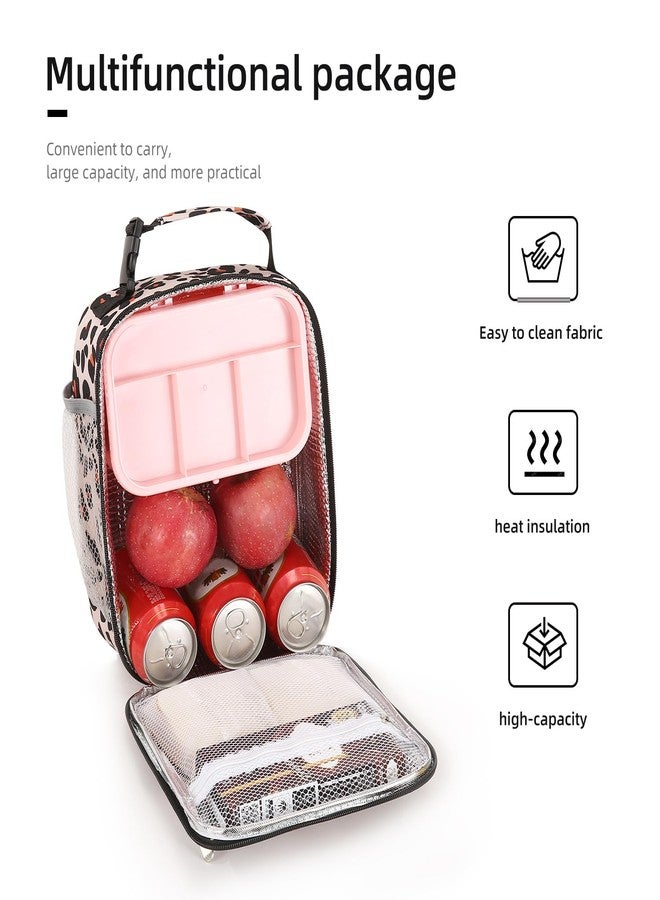 Lovoeo Lunch box Lunch bag for men women Insulated Lunchbox Lunch bags for Work Picnic Travel (Leopard) - Image 4