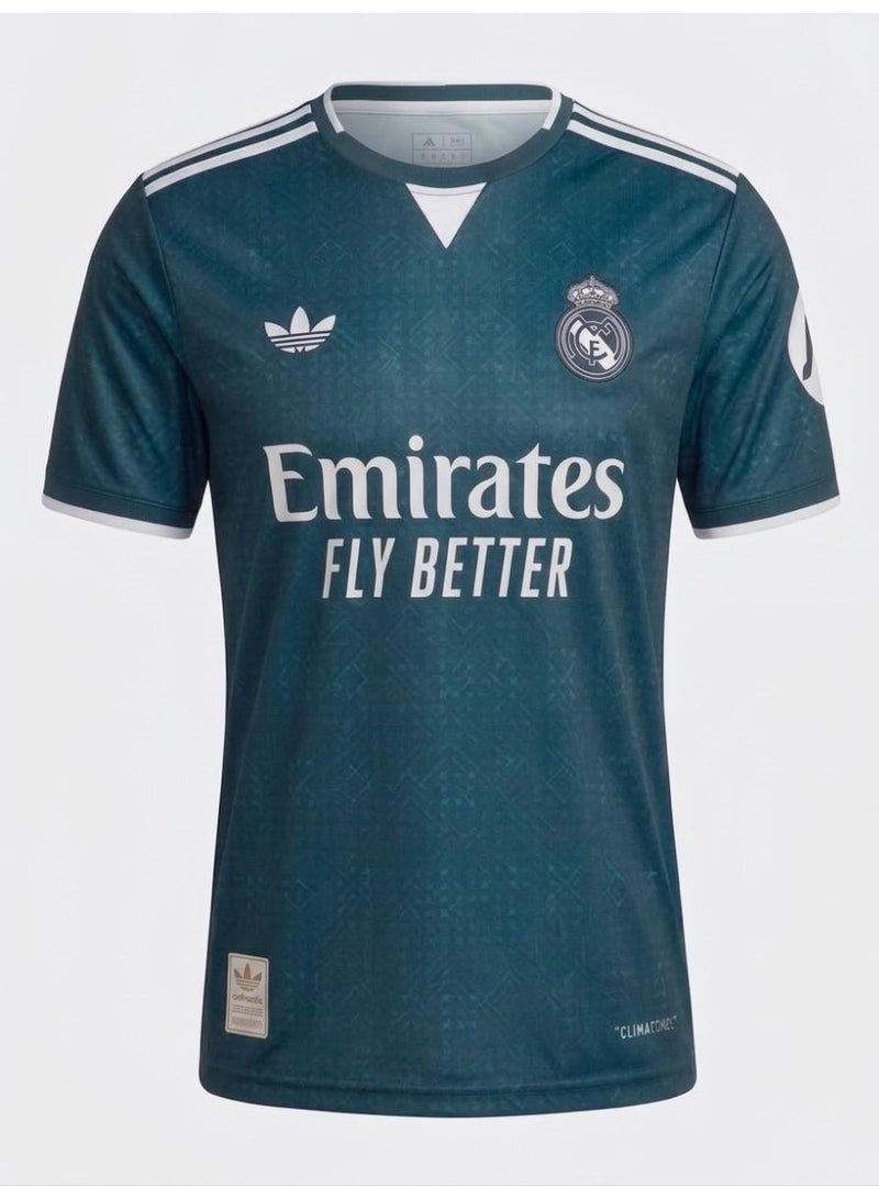 Real Madrid Football Jersey – Bellingham 5 Teal Short Sleeve Soccer Shirt - Image 2