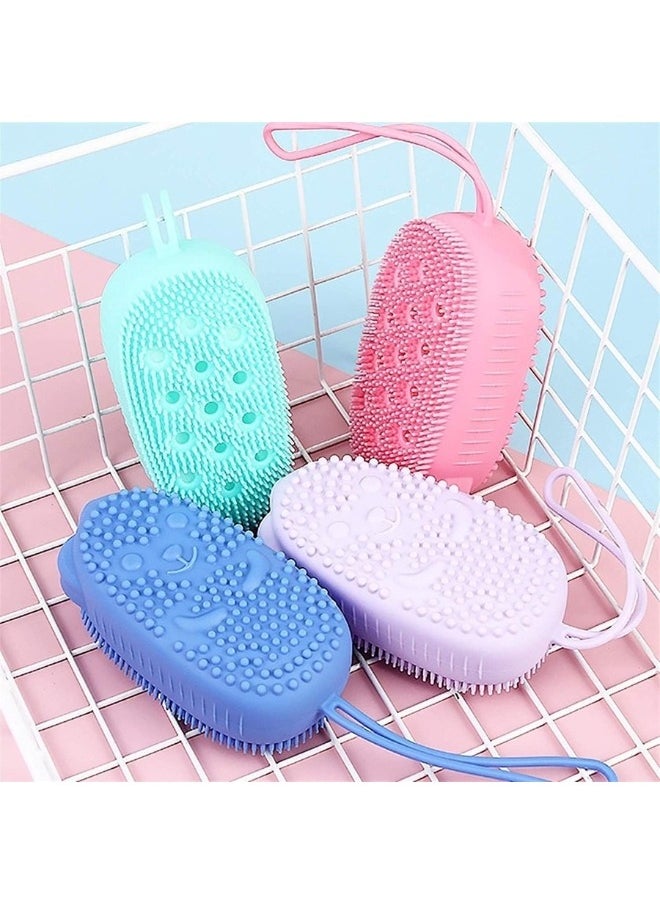 FALMER - Ultra Soft Silicone Loofah with Bouncy Sponge Multicolor - Image 1