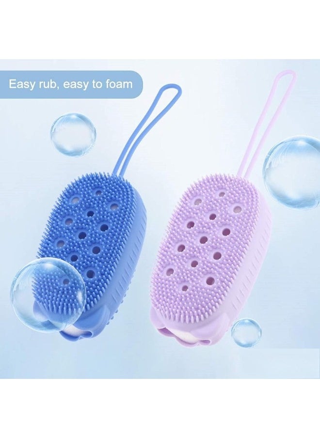 FALMER - Ultra Soft Silicone Loofah with Bouncy Sponge Multicolor - Image 1