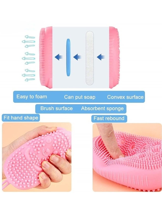 FALMER - Ultra Soft Silicone Loofah with Bouncy Sponge Multicolor - Image 1