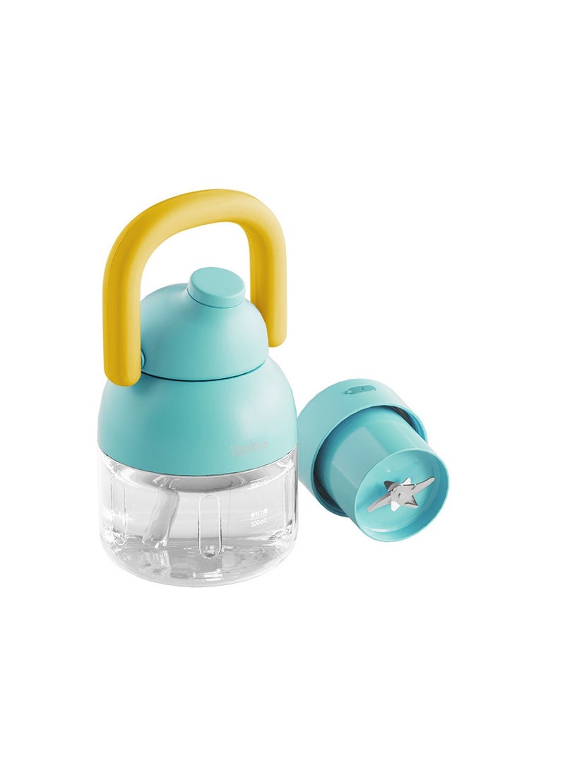 Portable Juicer, Multi-Purpose Large Capacity Juicing Bottle,Cordless, 1200ml Large Capacity,Portable Blender Rechargeable,for Shakes & Smoothies,for Juice,Type C  - Image 1