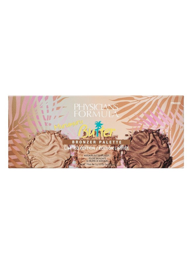 Murumuru Butter Bronzer Face Makeup Palette Set Set Of 3 Light Bronzer Sunset Bronzer Endless Summer Powder