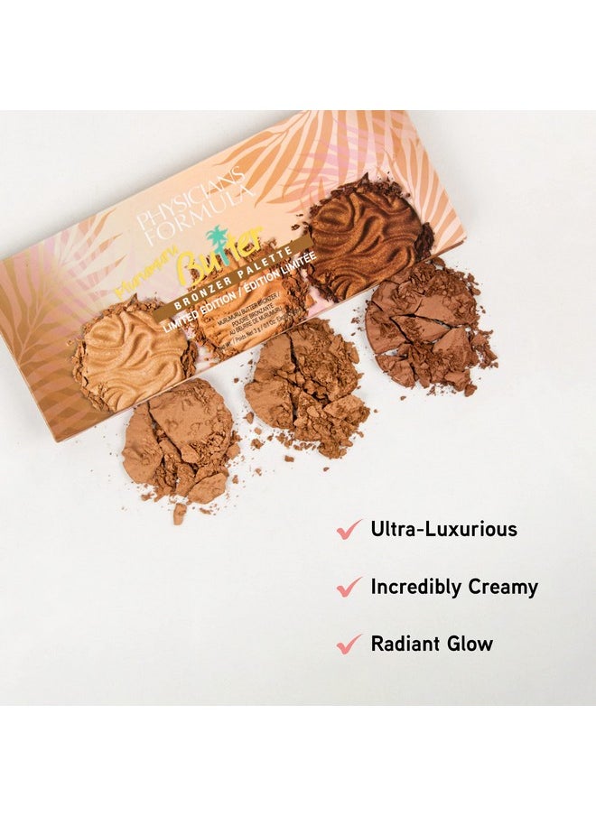 Murumuru Butter Bronzer Face Makeup Palette Set Set Of 3 Light Bronzer Sunset Bronzer Endless Summer Powder