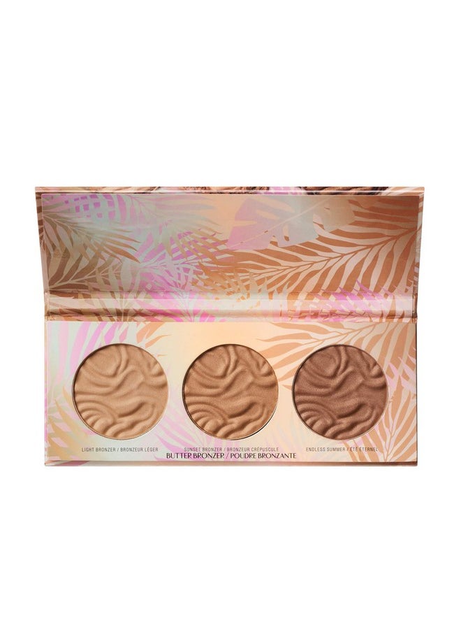 Murumuru Butter Bronzer Face Makeup Palette Set Set Of 3 Light Bronzer Sunset Bronzer Endless Summer Powder