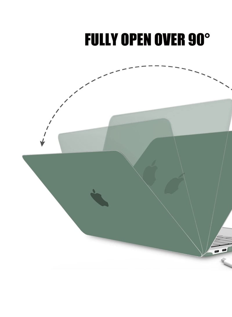 Case for MacBook Air 13.6 Inch 2025 Release M4 Chip A3240/2024 Release M3 Chip A3113 /2022 Release A2681 M2 Chip, Frosted Matte Hard Shell Cover with Trackpad Film for MacBook Air 13.6 inch ,Frosted - Image 2