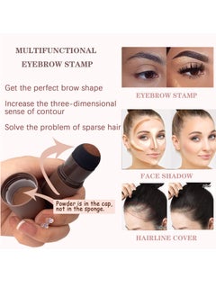 OUHOE 5color Eyebrow Stamp Stencil Kit One Step Brow Stamp Shaping Kit  - Image 3