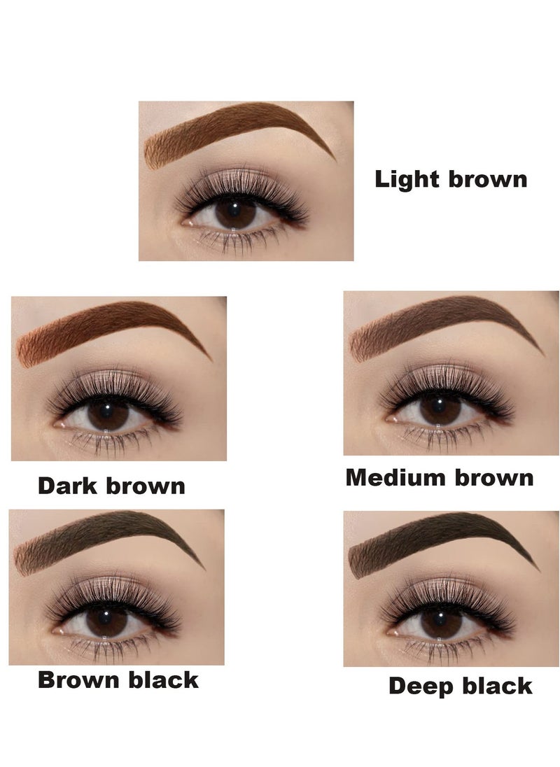 OUHOE - 5color Eyebrow Stamp Stencil Kit One Step Brow Stamp Shaping Kit - Image 1