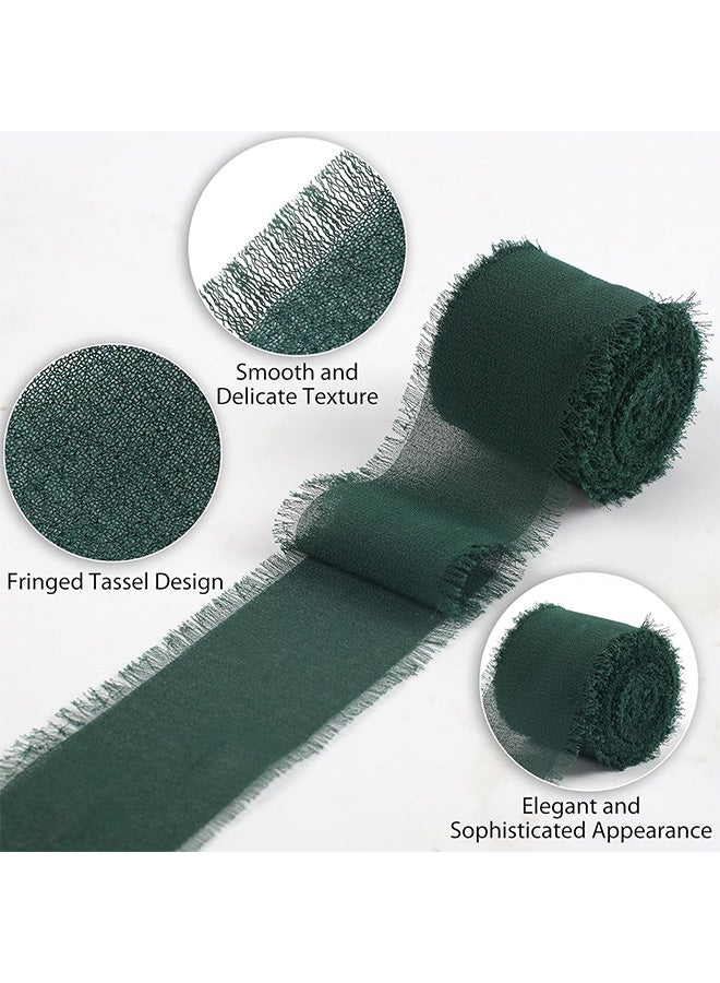 إم إكس إن 6 لفات من شريط الحرير الشيفون - شريط ساتان من القماش الملون بطول 33 ياردة لتغليف الهدايا، والحرف اليدوية، وصناعة أقواس الشعر، وإكليل الزهور، وتزيين حفلات الزفاف وغيرها من مشاريع الخياطة - Image 4