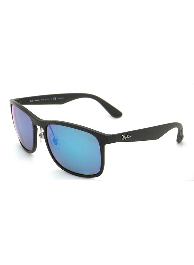 Ray-Ban Unisex Full Rim Rectangular Sunglasses - RB4264-601S-58 - Lens Size: 58 mm - Black - Image 1