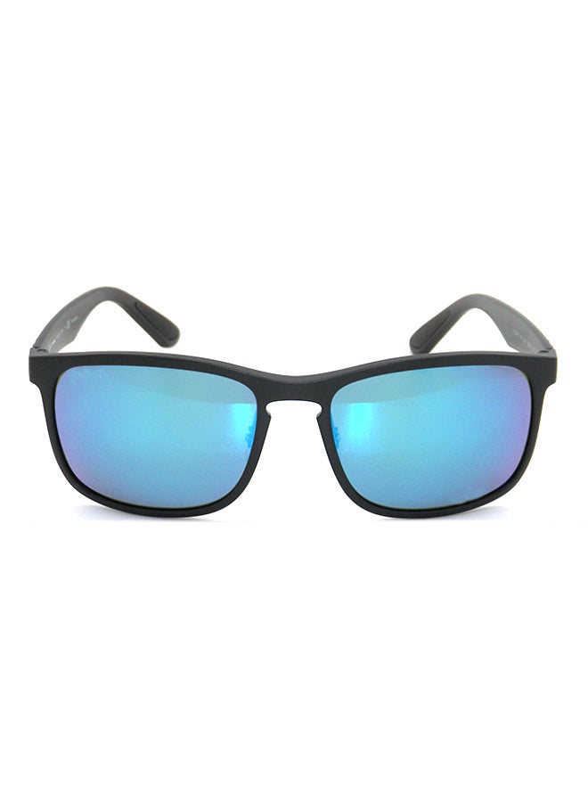 Ray-Ban Unisex Full Rim Rectangular Sunglasses - RB4264-601S-58 - Lens Size: 58 mm - Black - Image 2