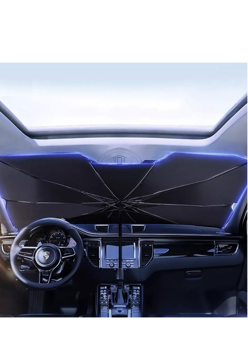 AMTCO Car Windshield Sun Shade UV Rays, Car Umbrella Sun Shade Cover,Foldable Reflector Umbrella Sunshade for Cars - Image 5