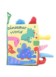 Generic Gbee Tail Cloth Book Baby Tear-resistant Early Education 3d Enlightenment Toy Fabric Book Baby Plaything Non-toxic-Color:Dinosaur Tail  - Image 1