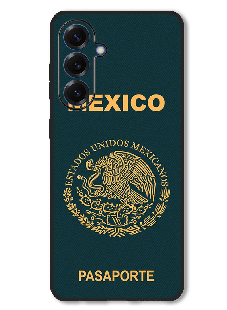 Theodor Case Compatible with Samsung Galaxy A36 Protection Shockproof Bumper Cover Mexico Passport - Image 1