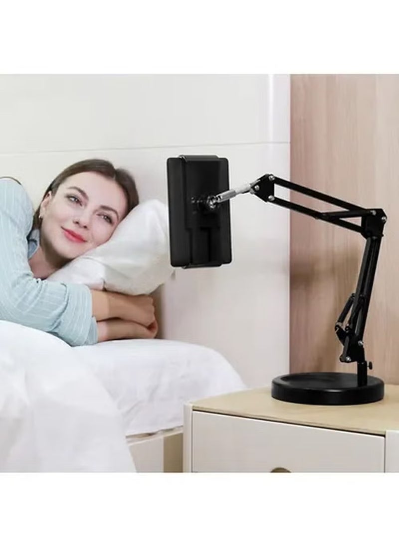 ليكسيس حامل للكمبيوتر اللوحي - تصميم أسود قابل للتعديل لدعم آمن، مثالي للمنزل والمكتب والسفر  - Image 2