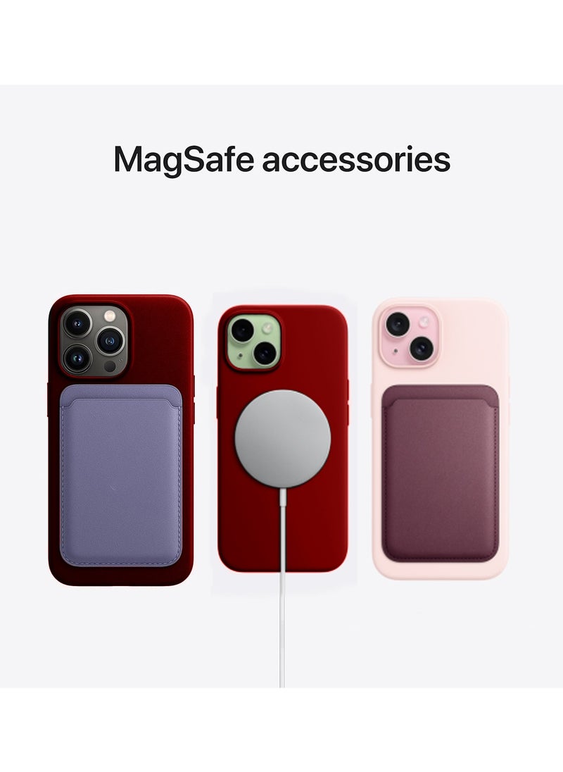 Wtech - Soft Liquid Silicone Case Cover For Apple iPhone 15 Plus 2023 Maroon - Image 1