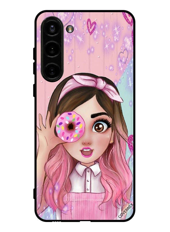 Covernex Protective Case Cover For Samsung Galaxy S23 Donut Lover Girl Art - Image 1