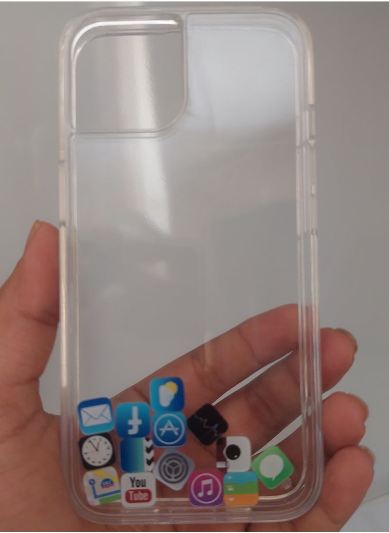 Creative Creative Case for Iphone Q series from Iphone 14 pro clear hard silicone  - Image 1