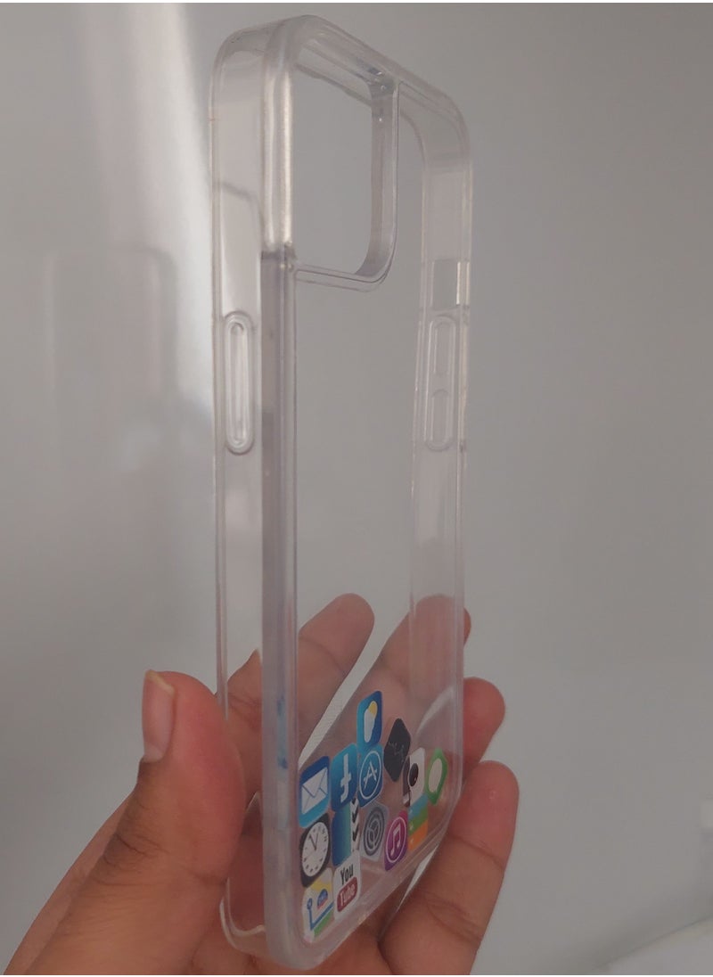 Creative Creative Case for Iphone Q series from Iphone 14 pro clear hard silicone  - Image 2