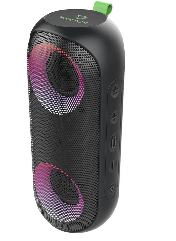 فيرتوكس مكبرات صوت رومبا اللاسلكية الغامرة لعشاق الألعاب مع إضاءة LED بتقنية Aurasync |  اتصال بلوتوث | تصميم محمول | مقاومة للماء بمعيار IPX6 - Image 1