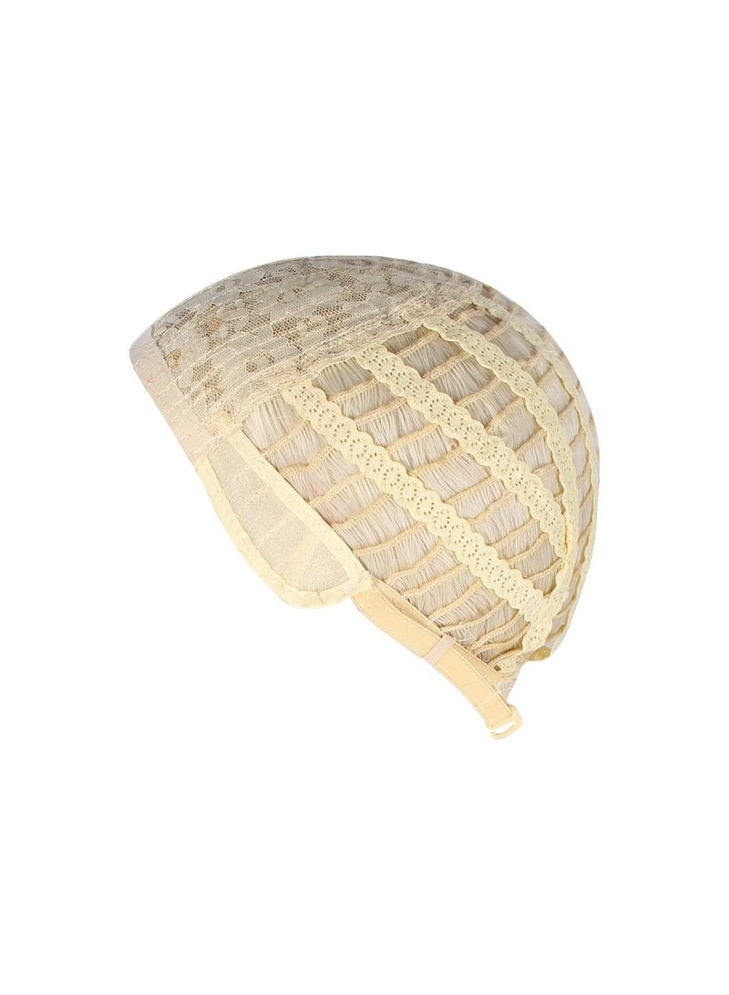 Estelle Wig Female Long Curly Hair Big Wave Medium Long Full Headgear Greyish Dark Blonde - Image 5