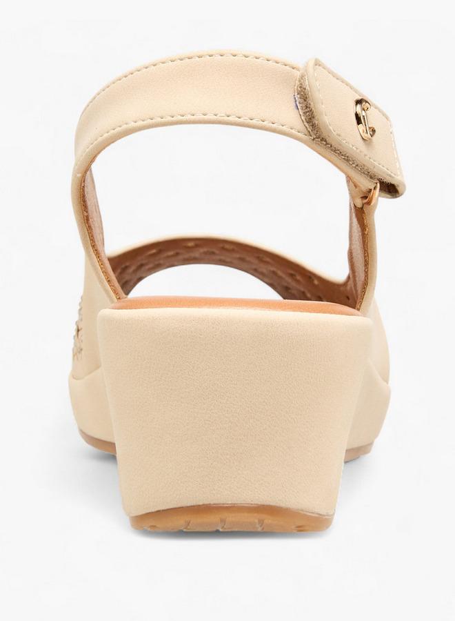 Le Confort Women Cutout Detail Wedge Heel Sandals - Image 5