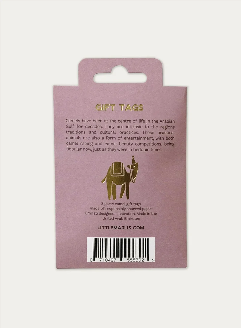 Little Majlis Gift tag set, Party camels