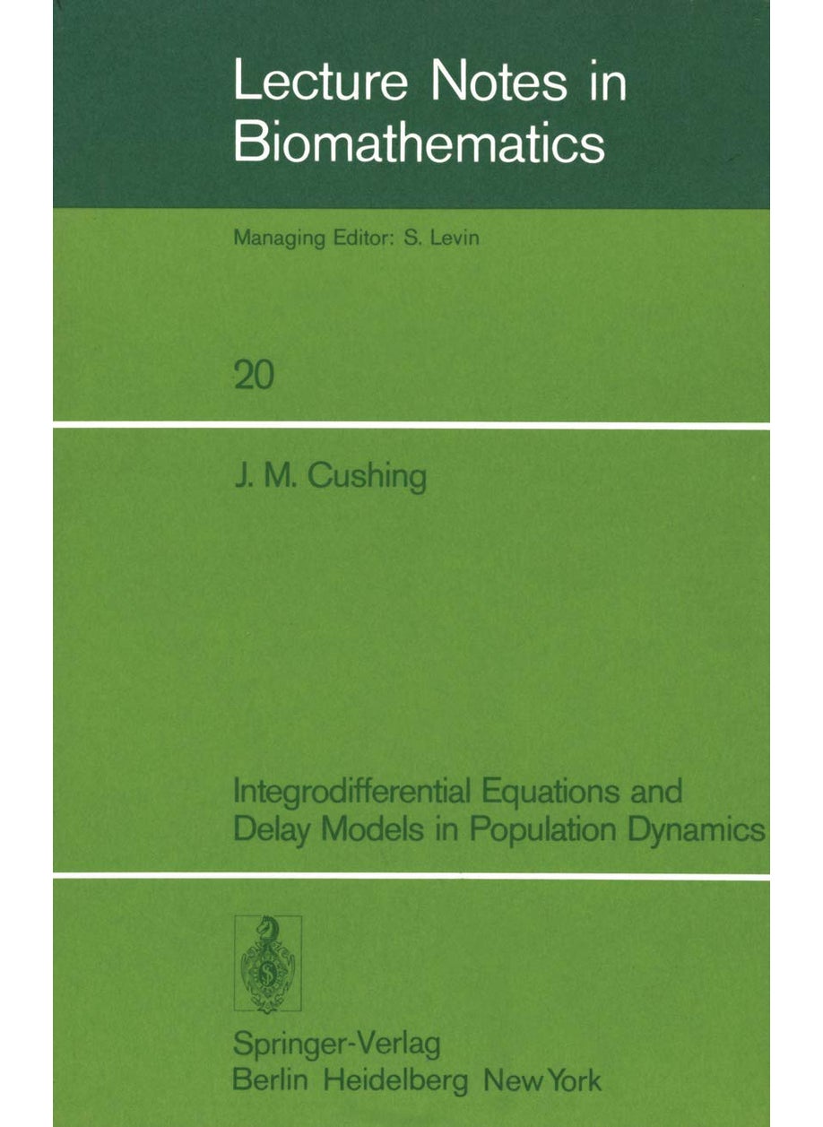 Integrodifferential Equations and Delay Models in Population Dynamics 