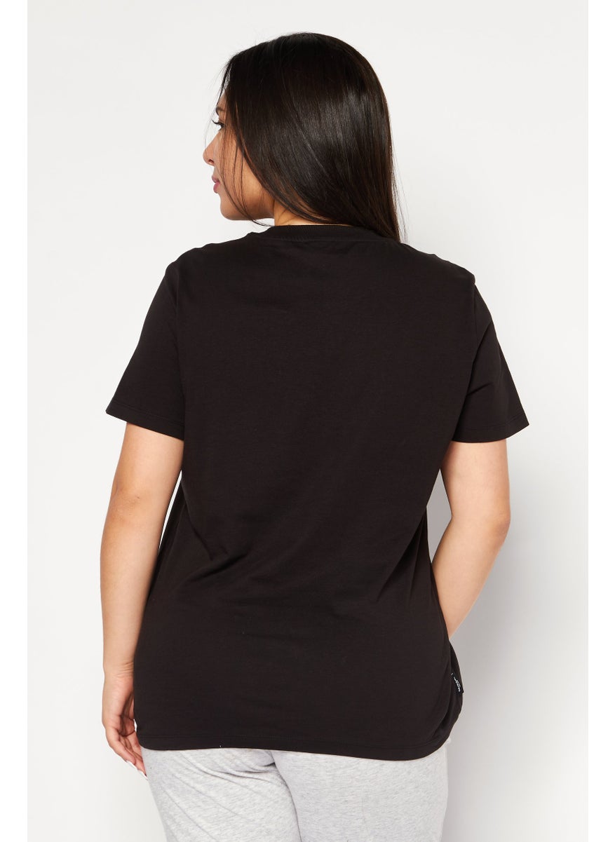 PUMA Women Sportswear Fit Short Sleeves Training Top, Black  - Image 2