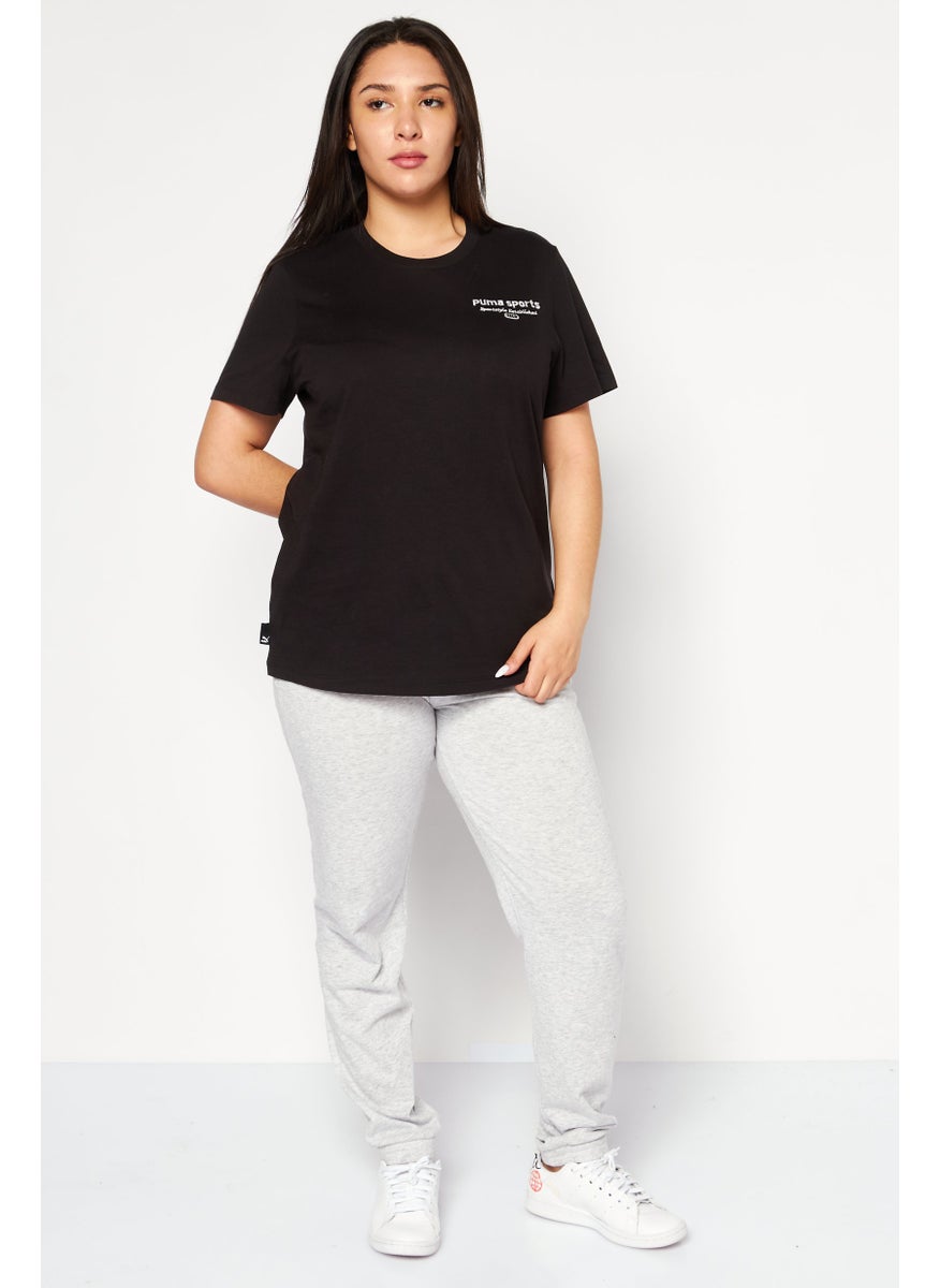 PUMA Women Sportswear Fit Short Sleeves Training Top, Black  - Image 3