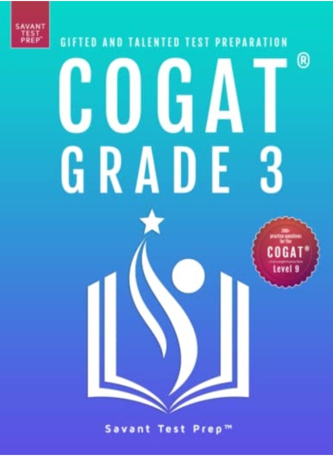 null - Cogat Grade 3 Test Prep by Prep, Savant Paperback - Image 1